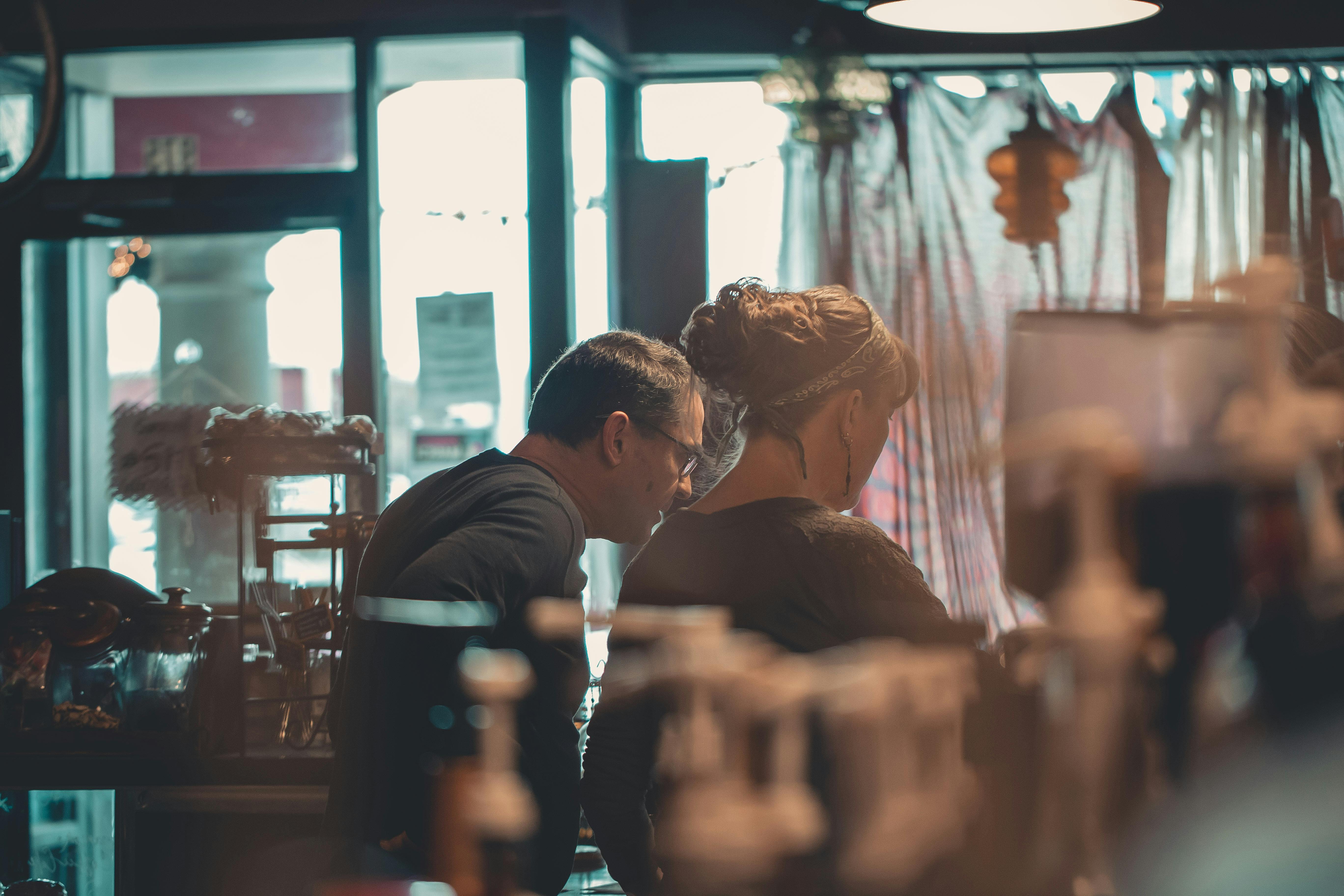 People working closely in a traditional business setting, representing family businesses